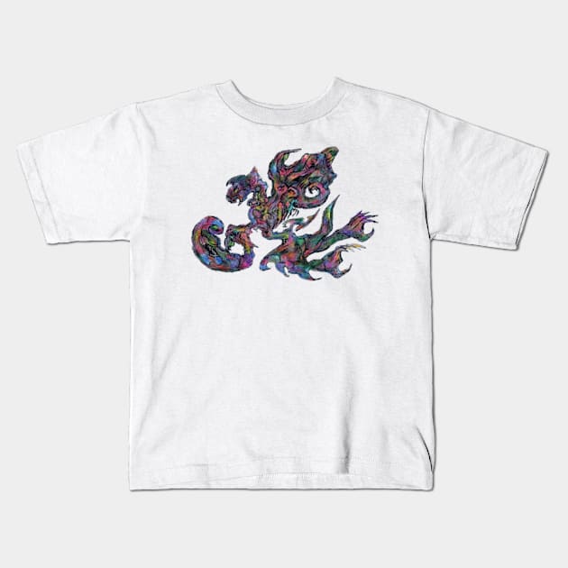 Ghost dragon Kids T-Shirt by sonigque